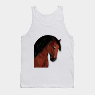 Horse Lovers Bay Horse Tank Top